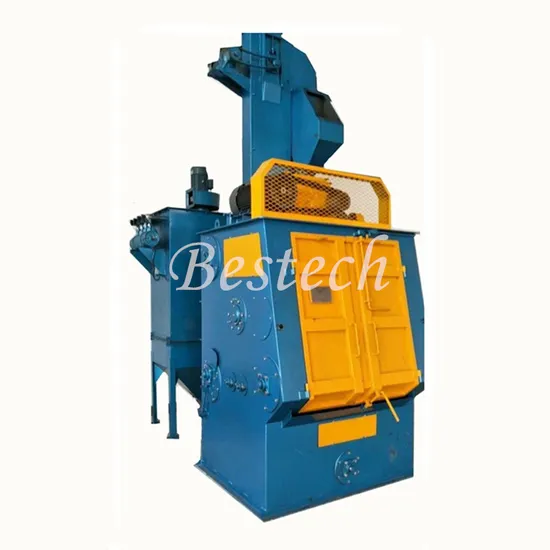 Rubber Belt Tumble Type Shot Blasting Machine for Small Casting Forging Metal Parts