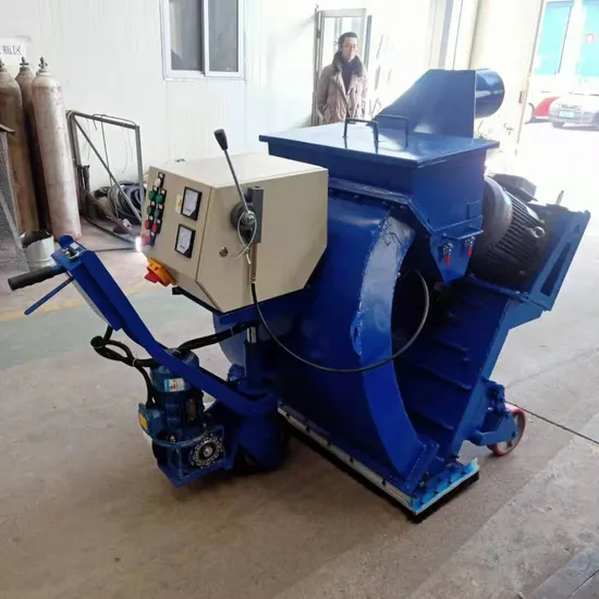 Sabbiatrice per pavimenti antiruggine/corrosione per imballaggi in legno