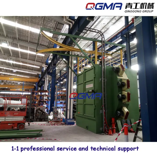 Macchina per granigliatura a gancio industriale con prezzo di fabbrica