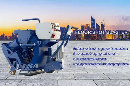 Sabbiatrice per pavimenti per la rimozione della gomma dalle piste aeroportuali