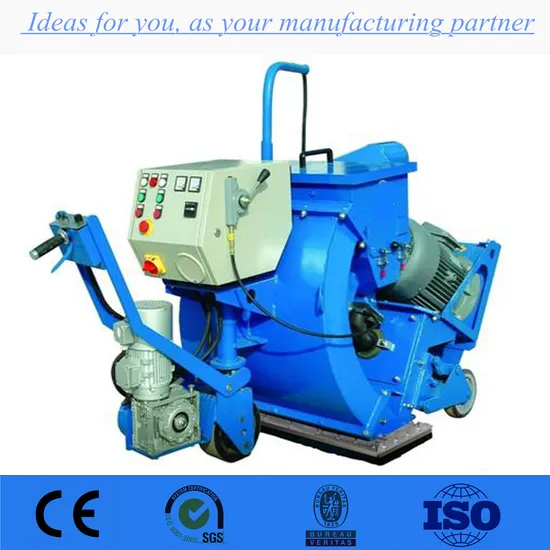 Trattamento del pavimento in calcestruzzo del tunnel con granigliatrice mobile