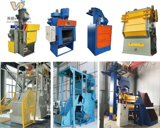 Macchina per la sabbiatura e la verniciatura popolare per la pulizia delle superfici dei pezzi industriali