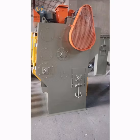 Macchina per sabbiatura a nastro rotante Q32, popolare macchina per lavaggio industriale per la sbavatura di parti in plastica e gomma