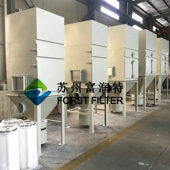 Filtro a sacco per la raccolta della polvere con filtro in poliestere di alta qualità